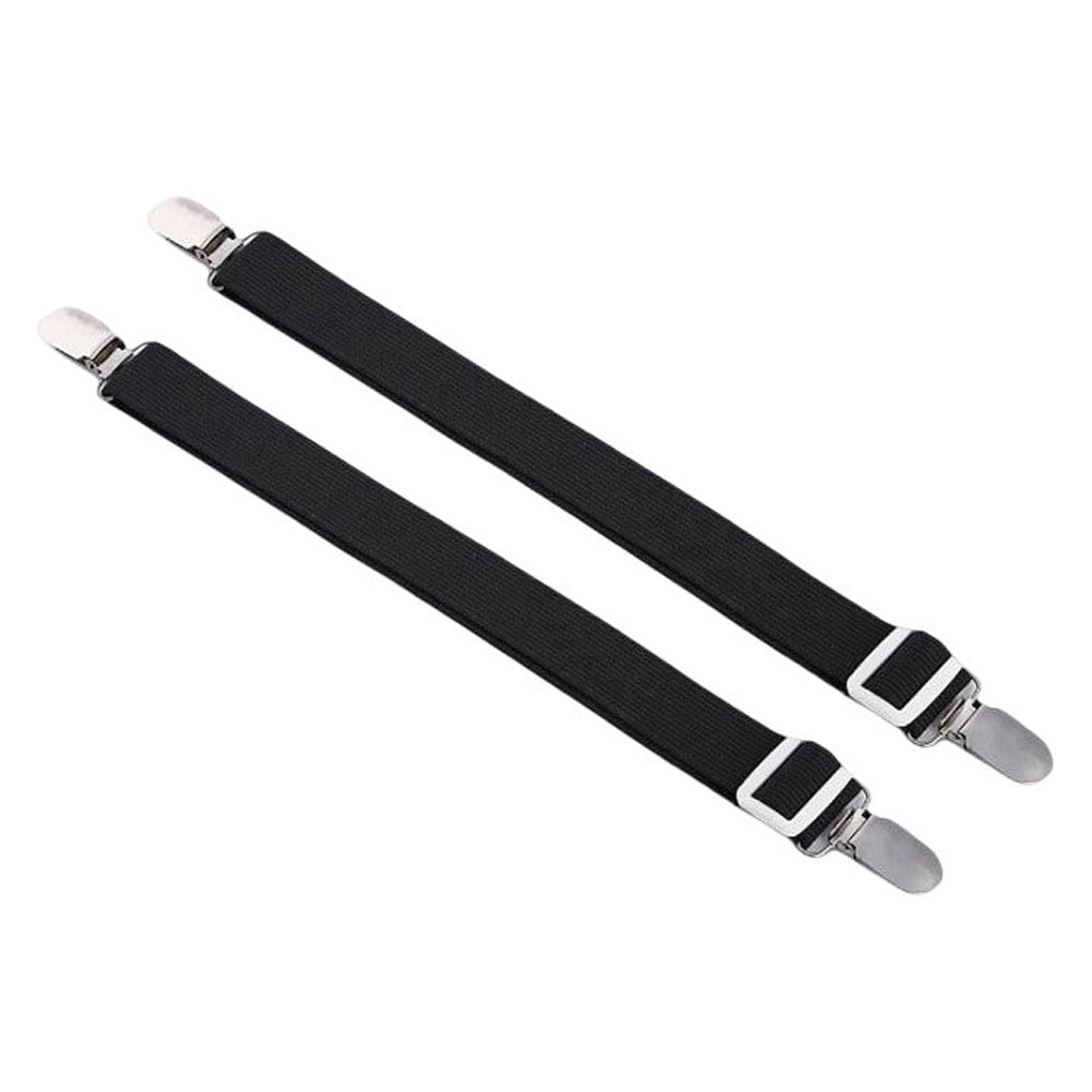 GeweYeeli 2pcs Fixing Clip Bed Sheet Adjustable Elastic Fastener