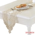 thumbnail image 1 of GeweYeeli Table Flag Desk Runner Lace Hollow-out White Coffee Party Wedding Decoration TV Cabinet Tablecloth, 1 of 5