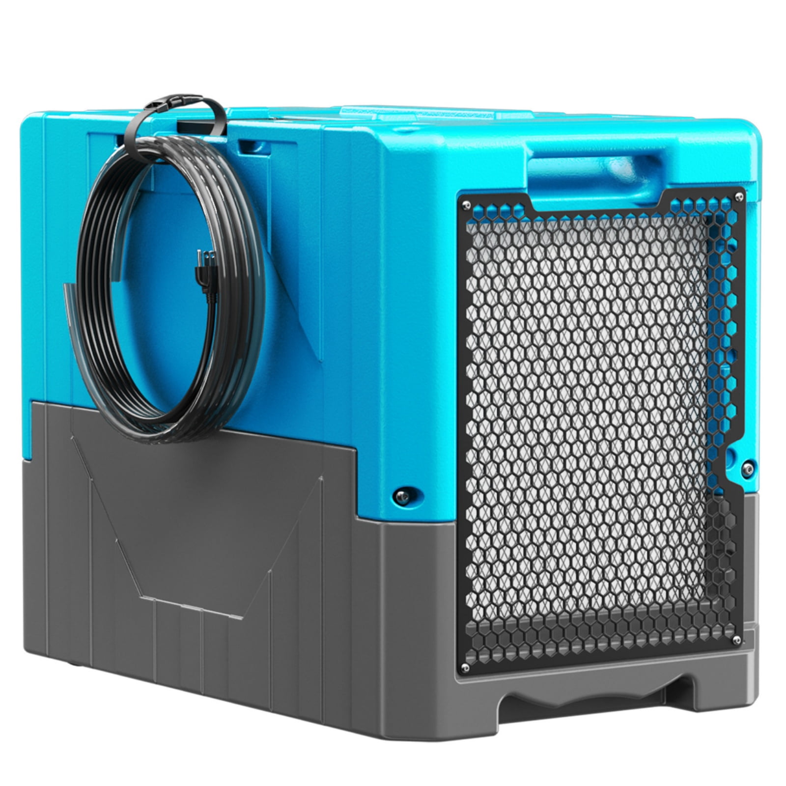 Gewna 190 Pints Commercial Dehumidifier with Pump Drain Hose for Basement Warehouse & Job Sites, Water Damage Restore, 6000 Sq.Ft,Blue