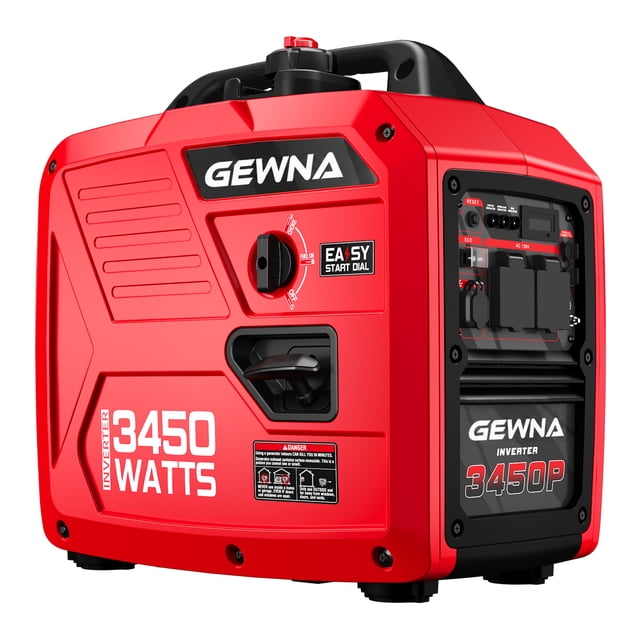Sticker Ohs Gewna 3450-Watt Portable Inverter Generator (Gas Powered) ,Super Quiet ...