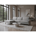 thumbnail image 1 of Gewnee 102.4'' Modern Convertible L-Shaped Sofa, 3-Seater with Movable Ottoman for Living Room & Apartments( Light Gray), 1 of 10