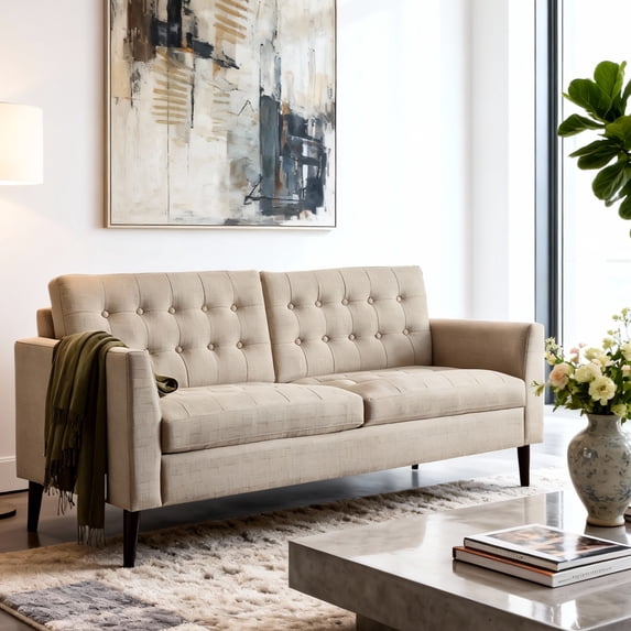 2-Seater Upholstered Couch