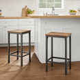 thumbnail image 1 of Gewnee Height Bar Stools Set of 2,26''Wooden Modern Backless Kitchen Island Stools for Dining Room,Pub,Cafe,Vintage, 1 of 15