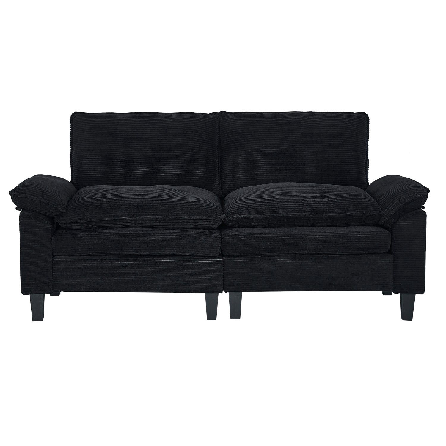 Gewnee Loveseat Sofa, Modern Chenille Sectional Sofa Cloud Couch for ...