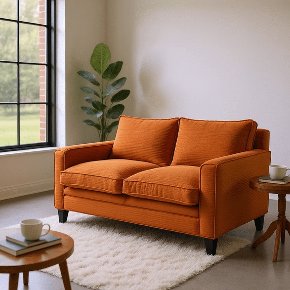 Gewnee Loveseat Sofa, Modern Chenille Sectional Sofa Cloud Couch for ...