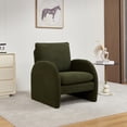 thumbnail image 1 of Gewnee Modern Sherpa Upholstered Accent Chair ,Leisure Comfy Single Sofa Chair for Living Room,, 1 of 12