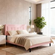 Gewnee Pink Full Size Bed Frame - rated 5 stars from 1 reviews