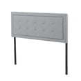 thumbnail image 1 of Gewnee Queen Size Adjustable Height Thick Padded Headboard,Linen Fabric Foam,Metal Frame,Easy to Install(Light Grey), 1 of 7