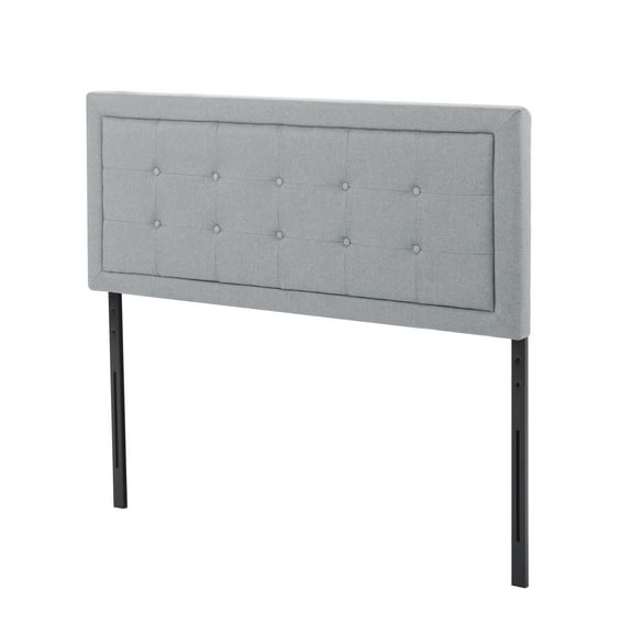 Gewnee Upholstered Headboard for Queen Bed.Linen Soft Panel with Button Decorations and Adjustable Headboard.