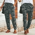 thumbnail image 1 of Gewsdrf Cargo Pants Women Trousers Pants Women Camouflage Pants Casual Women Pants Print Sports Pants Womens Work Pants High Waisted Pants Parachute Pants Green XL, 1 of 3