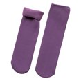 thumbnail image 1 of Gewsdrf Socks for Women,Crew Socks 2PC Warm Thermal Socks Womens Warm Winter Extra Thick Heat Insulated Socks For Cold Weather Ankle Socks,Boot Socks Purple, 1 of 3