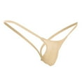 thumbnail image 1 of Gewsdrf Thongs for Women,No Show Underwear,G-string Back Mens Briefs Thong Open Low Underwear Waist Underpants,Womens Underwear,Panties for Women,Seamless Thongs,Khaki,XL, 1 of 4