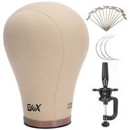 SHANY Styrofoam Mannequin Head With 11\" Round Base - For Displaying Hats, Wigs, Or Makeup Practice