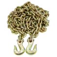 thumbnail image 2 of 4 Pack) 3/8 Inch X 16 FT G80 Black Transport Binder Chain With Clevis 2 of 11