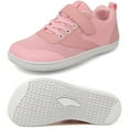 thumbnail image 1 of Gexuosn Toddler Shoes Wide Toe Box Walking Shoes Barefoot Sneakers Breathable Lightweight Kids Shoes,Pink, 1 of 6