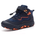 thumbnail image 1 of Gexuosn Kids Hiking Boots Wide Toe Boys Girls Hiking Shoes Barefoot Athletic Trekking Shoes,Navy, 1 of 8