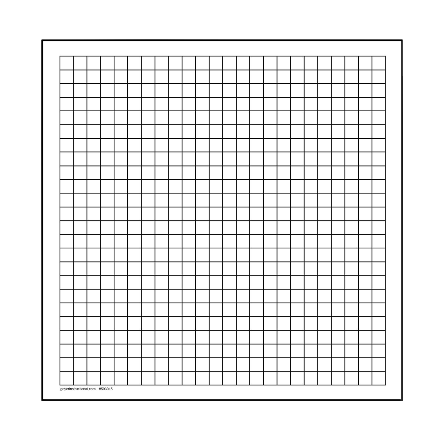 Thelonious　graphpaper Geyer Instructional Easy Cling Graph Paper, 20