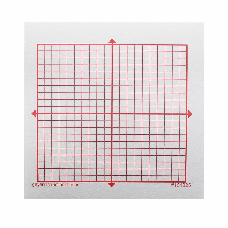 Y*3様 Graph paper セットアップ Geyer Instructional Graphing 3M Post-it Notes, XY Axis, 20 x 20