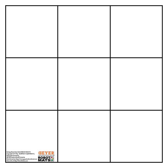 Geyer Instructional Products Botley Bot Grid Mat 9" Squares (GYR199470)