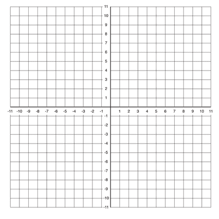Geyer Instructional Static Cling Graph with Numbered Axis, 1"