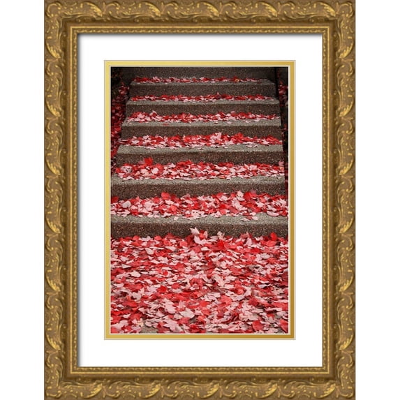 Geyman, Vitaly 13x18 Gold Ornate Wood Framed with Double Matting Museum Art Print Titled - Red Carpet I
