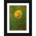 thumbnail image 1 of Geyman, Vitaly 17x24 Black Ornate Wood Framed with Double Matting Museum Art Print Titled - Yellow Renunculus, 1 of 4