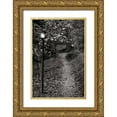 thumbnail image 1 of Geyman, Vitaly 17x24 Gold Ornate Wood Framed with Double Matting Museum Art Print Titled - Autumn Path I BandW, 1 of 4