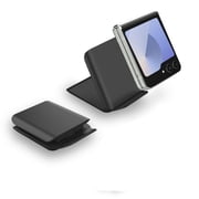 Geyo Foldable Wireless Charging Stand for Samsung Galaxy Z Flip 7 6 5 4, Fast Portable Travel Charger, Black
