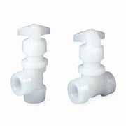 Gf Piping Systems Needle Valve,Straight,PVDF,1/2 In.,FNPT 155522556
