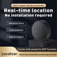 thumbnail image 1 of Gf10 Foldable Enclosure Vehicle Gps Locator, Anti Theft Car device, with tool-Free installation, Real-Time Position Monitoring, Smart Electronic Fence, Track Playback Function &, 1 of 9