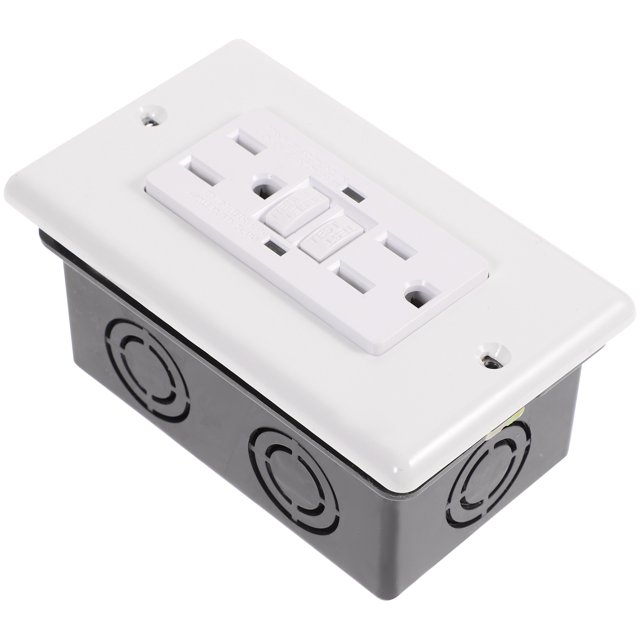 Gfci Socket Electric 15 Amp Outlet Kitchen Outdoor Receptacle
