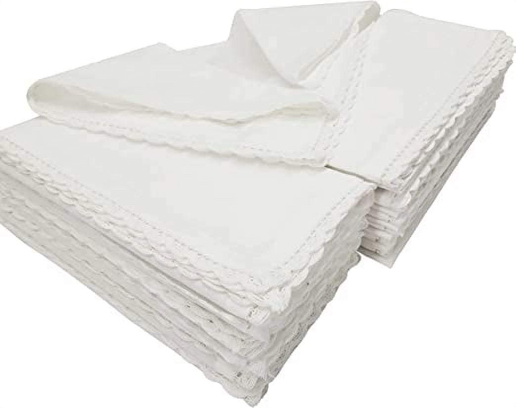 Gfi LINEN CLUBS Pack of 12 Pieces ,100 Cotton 20" Square Oversized