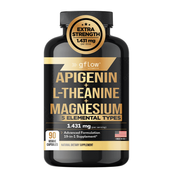 Gflow Vitamins Apigenin + L-Theanine - Magnesium L-Threonate