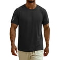 thumbnail image 1 of Gfyviroh Big and Tall Men's T-Shirt Lightweight Comfy Crew Neck Tops Casual Short Sleeve Soft Athletic Shirts, 1 of 9