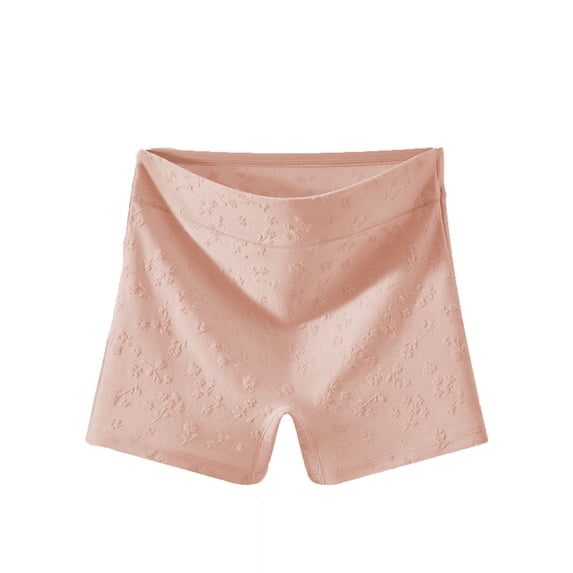 Gfyviroh Boyshorts Underwear for Women Cotton High Rise Plus Size Boxer Panties Solid Tummy Control Slip Shorts