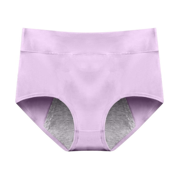 Gfyviroh Briefs for Women Stretch Soft Breathable Full Coverage Panties Casual High-rise Solid Color Comfortable Underwear