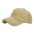 thumbnail image 1 of Gfyviroh Flock Baseball Cap for Men Women Soft Fuzzy Warm Hat Solid Color Trendy Go Out Hat, 1 of 8
