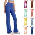 thumbnail image 1 of Gfyviroh High Waist Flared Leggings for Women Casual Comfortable Tummy Control Yoga Pants Fashion Lightweight Athleisure Pants, 1 of 5