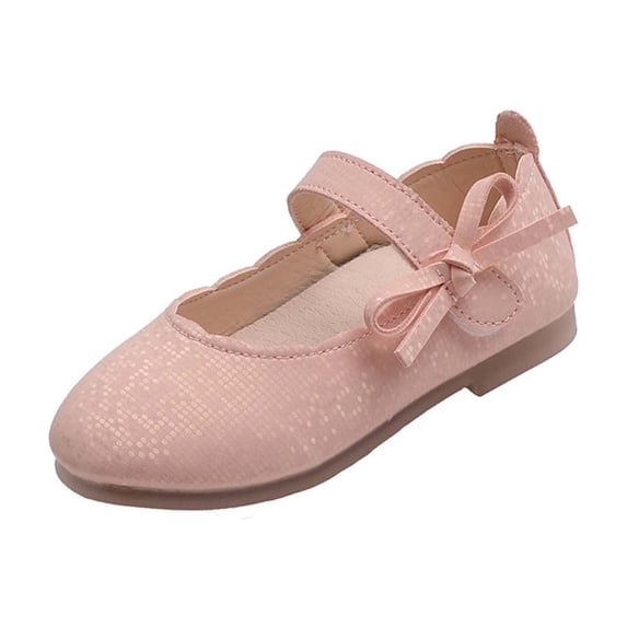 Gfyviroh Mary Jane Flats for Girls Toddler and Little Kids Soft-Sole Ballet Shoes Solid Non-Slip Princess Shoes
