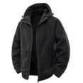 thumbnail image 1 of Gfyviroh Men's Fleece Coats with Hood Full Zip Long Sleeve Winter Jackets with Pockets Big and Tall Men Hooded Jackets, 1 of 6