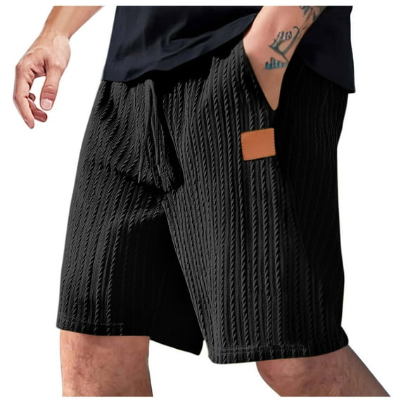 Gfyviroh Mens Casual Shorts Comfortable Breathable Relaxed Fit Shorts Plus Size Trendy Lightweight Pockets Shorts