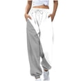 thumbnail image 1 of Gfyviroh Sweatpants for Women Comfortable Elastic Waist Trendy Print Long Pants Casual Loose Drawstring Cuffed Pants, 1 of 5