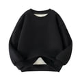 thumbnail image 1 of Gfyviroh Toddler Baby Boys and Girls Sweatshirts 3-14 Years Crew Neck Thick Winter Warm Pullover Tops Loose Long Sleeve Casual Tops, 1 of 8