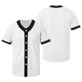 thumbnail image 1 of Gfyviroh Toddler Boys Baseball Jersey Short Sleeve Button Down Casual Sports Tee Mesh Patchwork Quick Dry Athletic T-Shirt, 1 of 5