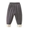 thumbnail image 1 of Gfyviroh Toddler Boys and Girls Pants Children's Thick Winter Warm Pants Casual Cotton Pleated Cuffed Trousers,3-15 Years, 1 of 6