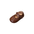 thumbnail image 1 of Gfyviroh Toddler Girl Flat Shoes Leather Princess Non-Slip Dress Shoes Soft Sole Mary Jane Lightweight Ballet Shoes, 1 of 6