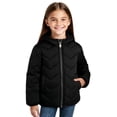 thumbnail image 1 of Gfyviroh Toddler Kids Girls Puffer Jackets Lightweight Hooded Zip Up Quilted Down Coats Long Sleeve Pockets Winter Warm Jackets,1-14 Y, 1 of 7
