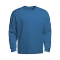 thumbnail image 1 of Gfyviroh Tops for Men Casual Solid Color Crew Neck Tops Plus Size Loose Long Sleeve Pullover T-shirts, 1 of 4