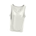 thumbnail image 1 of Gfyviroh Undershirts for Women Soft Comfortable Crewneck Loungewear Tops with Chest Pad Casual Sleeveless Solid Color Tank Tops, 1 of 9