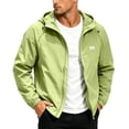 thumbnail image 1 of Gfyviroh Windbreaker Jackets for Men Stylish Long Sleeve Comfy Hooded Jacket Lightweight Zip-Up Quick Dry Sports Outerwear, 1 of 5